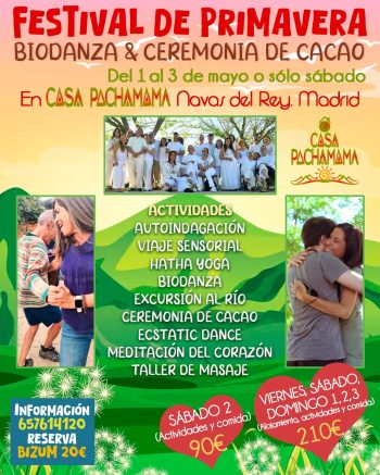 vacaiones alternativas conscientes yoga meditacion biodanza spain